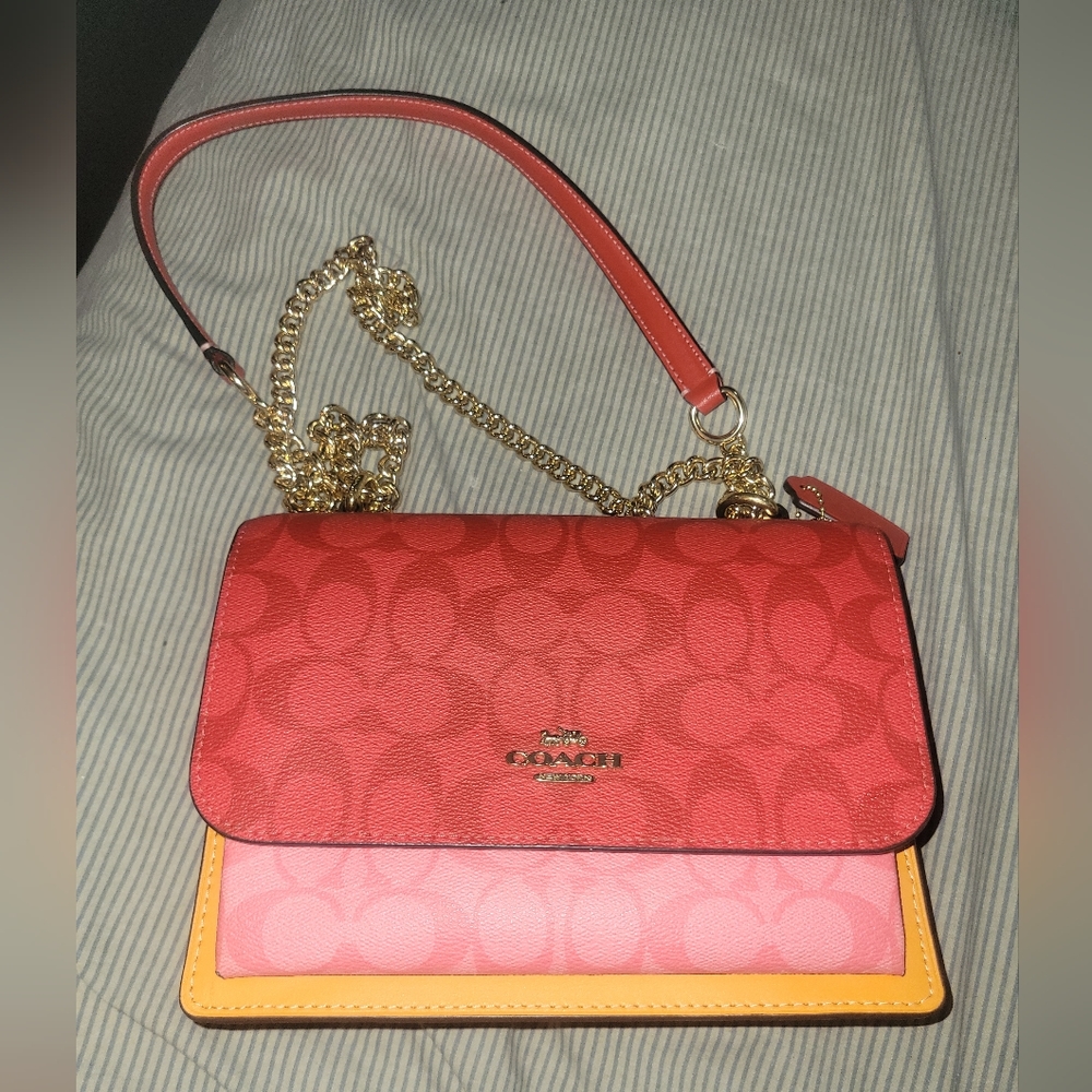 Coach Bag Miami Red Multi